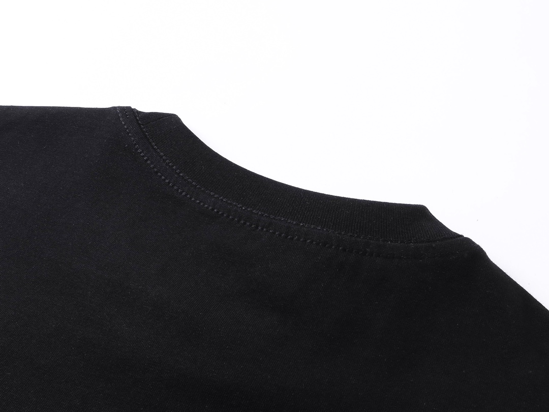 古驰/Gucci 夏季新品 织带字母印花圆领短袖T恤