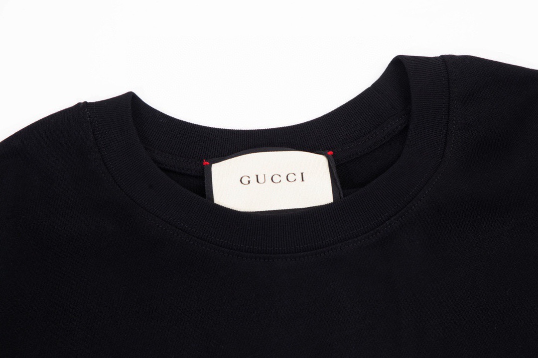古驰/Gucci 夏季新款简约logo印花圆领短袖T恤
