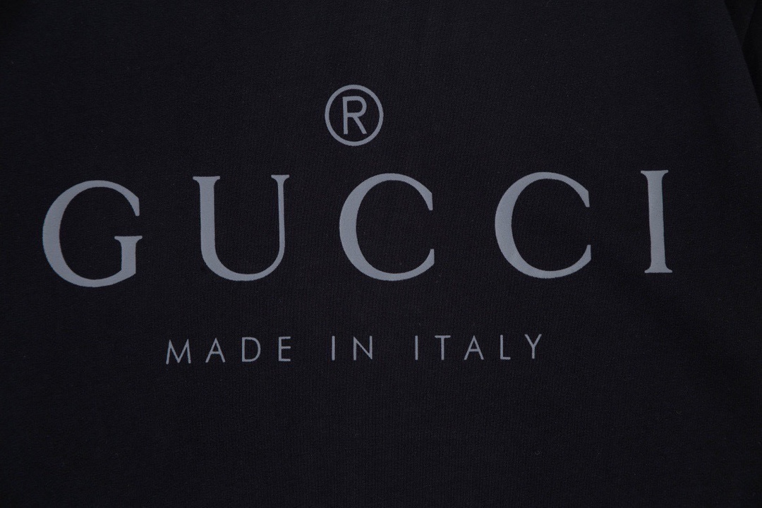古驰/Gucci 夏季新款简约logo印花圆领短袖T恤