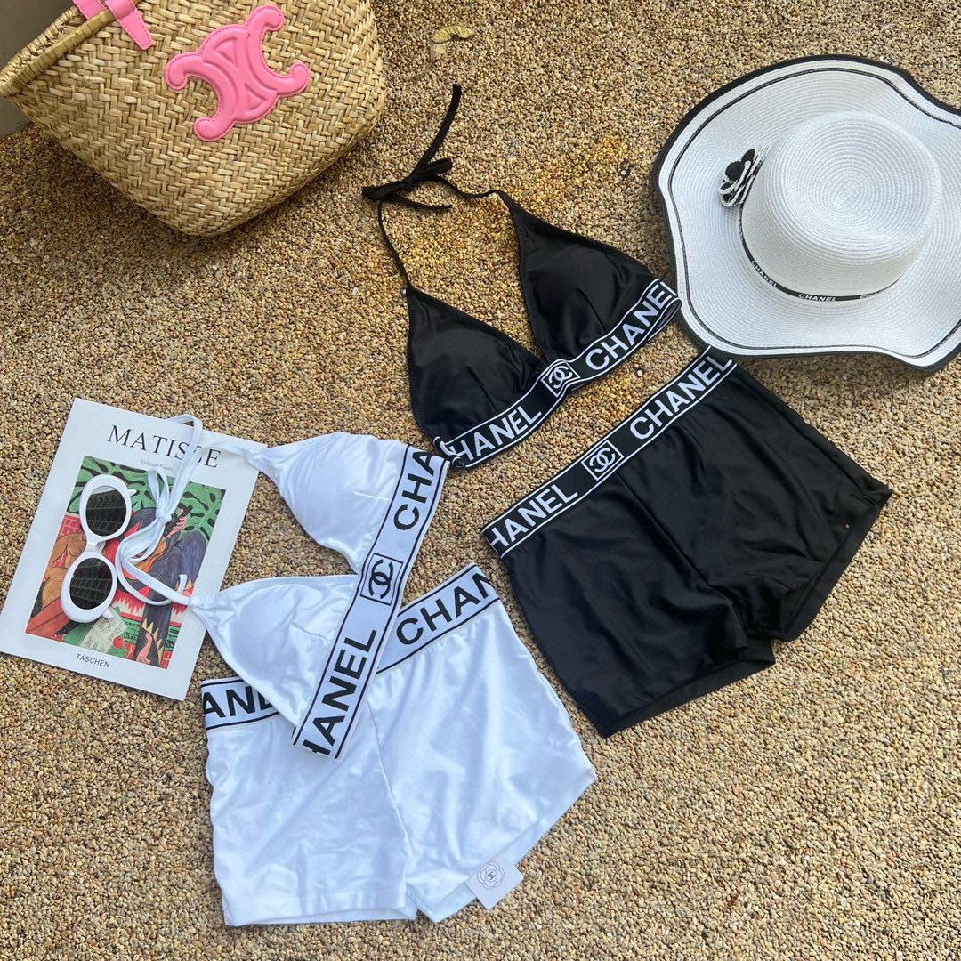 NO:302557,Chanel's new split swimsuit is suitable for swimsuits in various scenarios ♀Seaside, swimming pool, hot spring, water park, rafting can be worn inside or completely versatile, elastic, large size S M L swimsuit, swimsuit, bikinis, chanel, swimsuit, bikinis19860909Chanel新款分体泳衣适合多种场景的游泳衣♀海边 游泳池 温泉 水上乐园 漂流都可以内搭也完全可以 百搭款 弹性大 码数S M L泳衣泳裤比基尼,泳衣，泳裤，比基尼,chanel,swimsuits,bikinis,accessory
