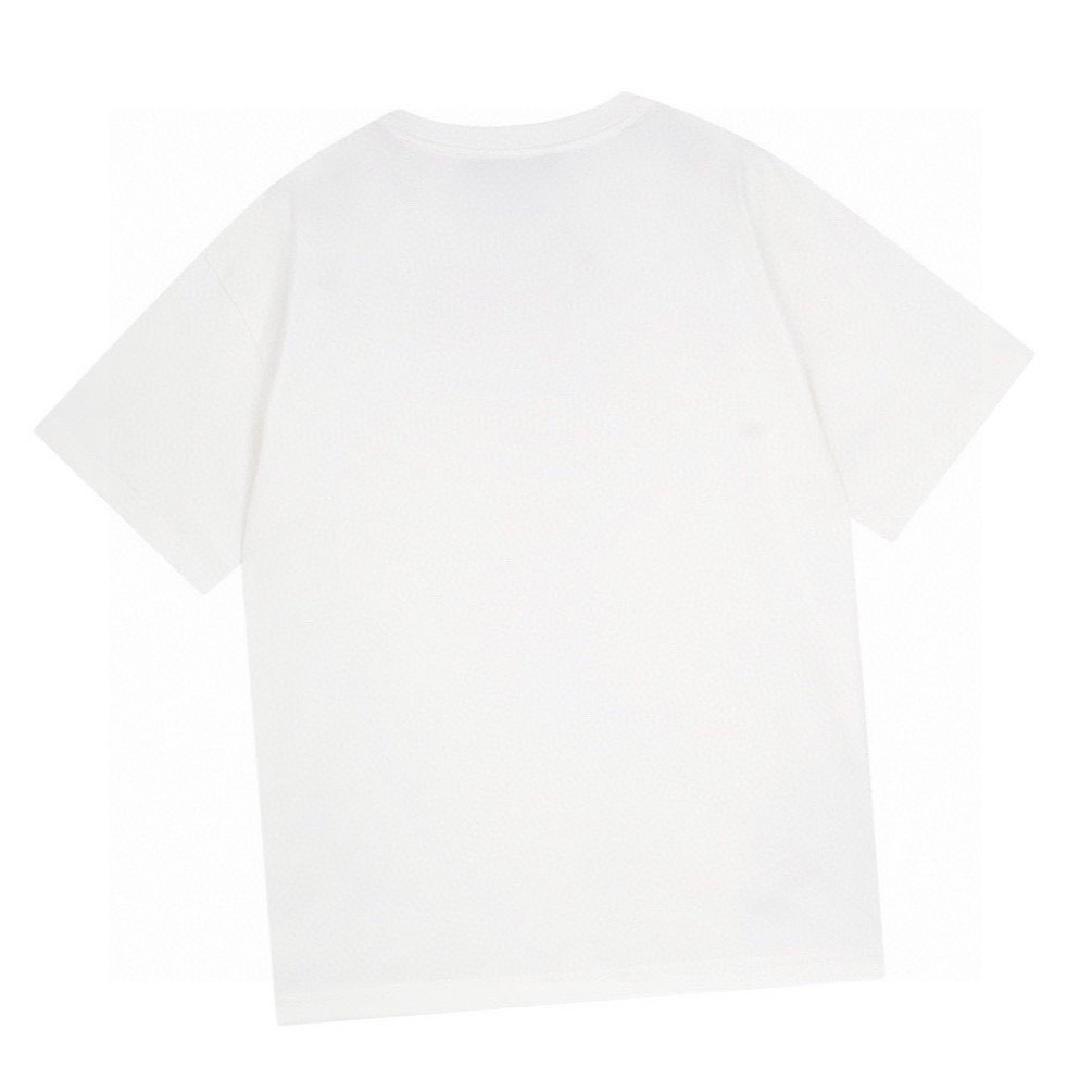 古驰/Gucci 夏季新品 卡通眼睛印花圆领短袖T恤
