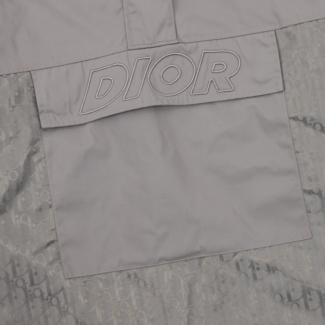 DIOR/迪奥 半拉链刺绣满印冲锋衣外套