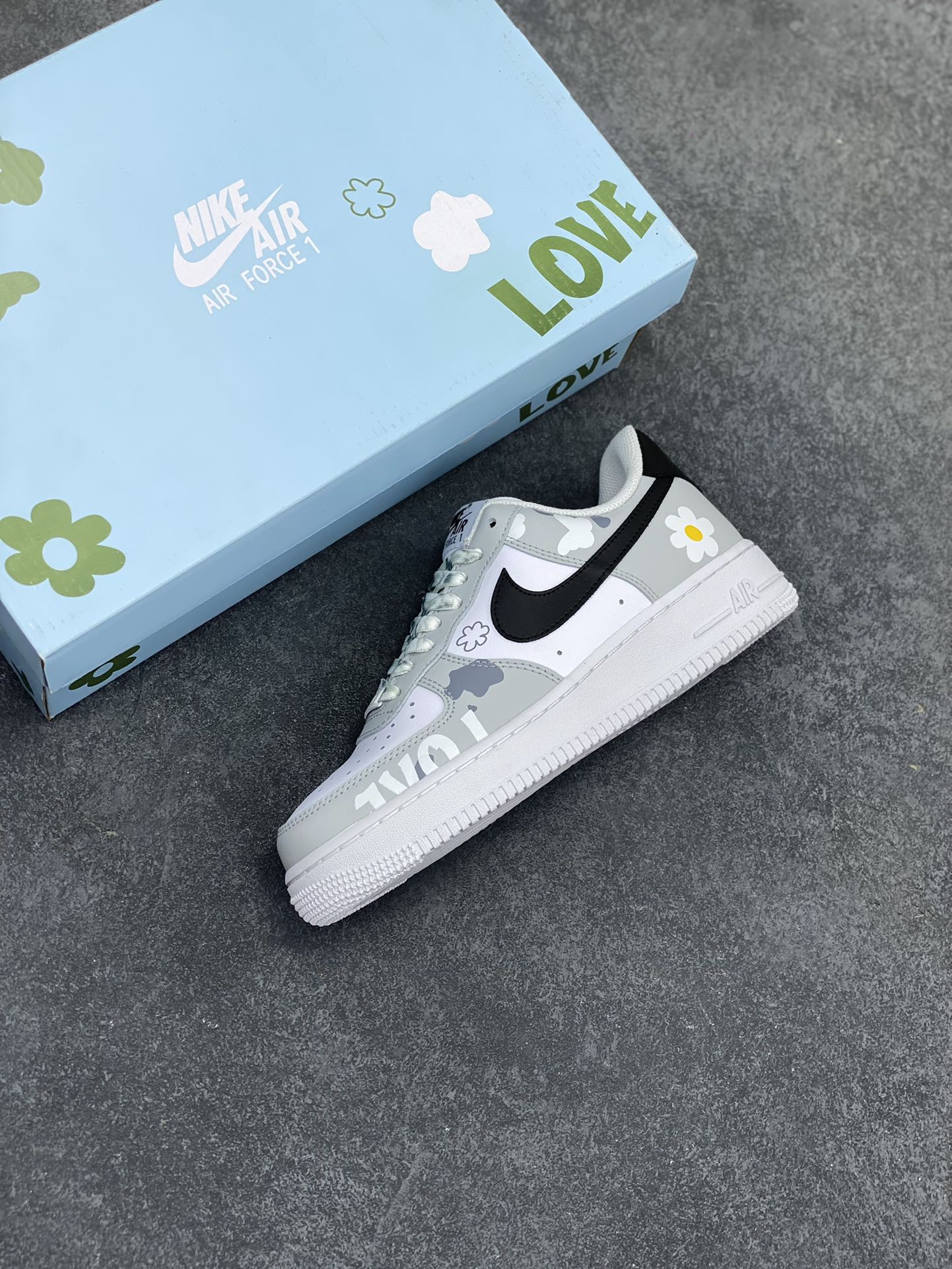图片[7]-Nike Air Force 1 Low’07 灰白花配色 空军一号低帮休闲板鞋 定制皮料 原厂3D打印 定制鞋盒 原楦原纸板 纯正空军版型 内置全掌气垫 货号：CW2288-665 尺码：36 36.5 37.5 38 38.5 39 40 40.5 41 42 42.5 43 44 44.5 45-选品中心