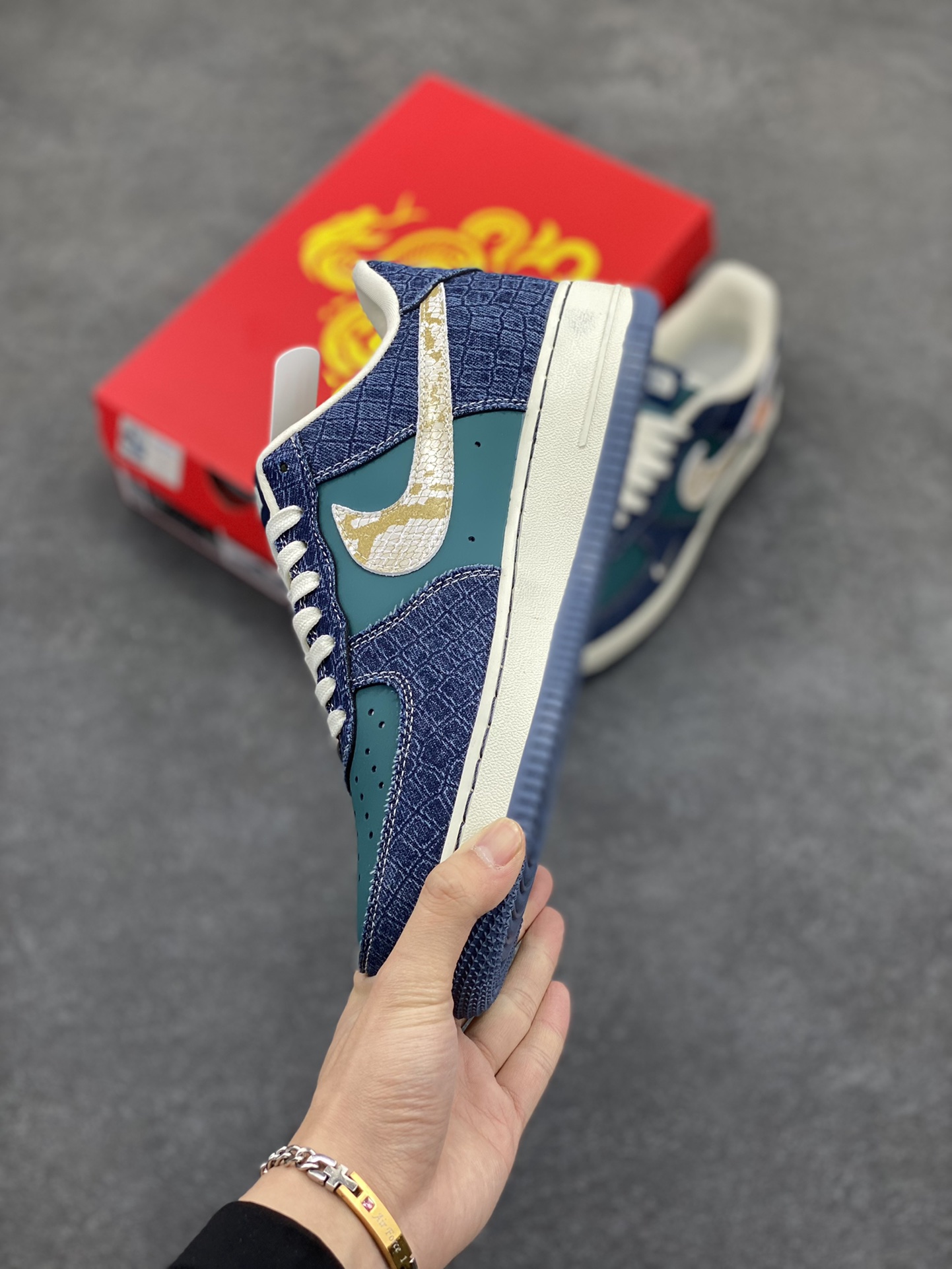 图片[3]-Nk Air Force 1‘07 Low 北面联名 空军一号低帮休闲板鞋  #原楦头原纸板 原装鞋盒 定制五金配件 内置全掌气垫 原厂鞋底 货号：CH6336-526  尺码：36 36.5 37.5 38 38.5 39 40 40.5 41 42 42.5 43 44 44.5 45-选品中心