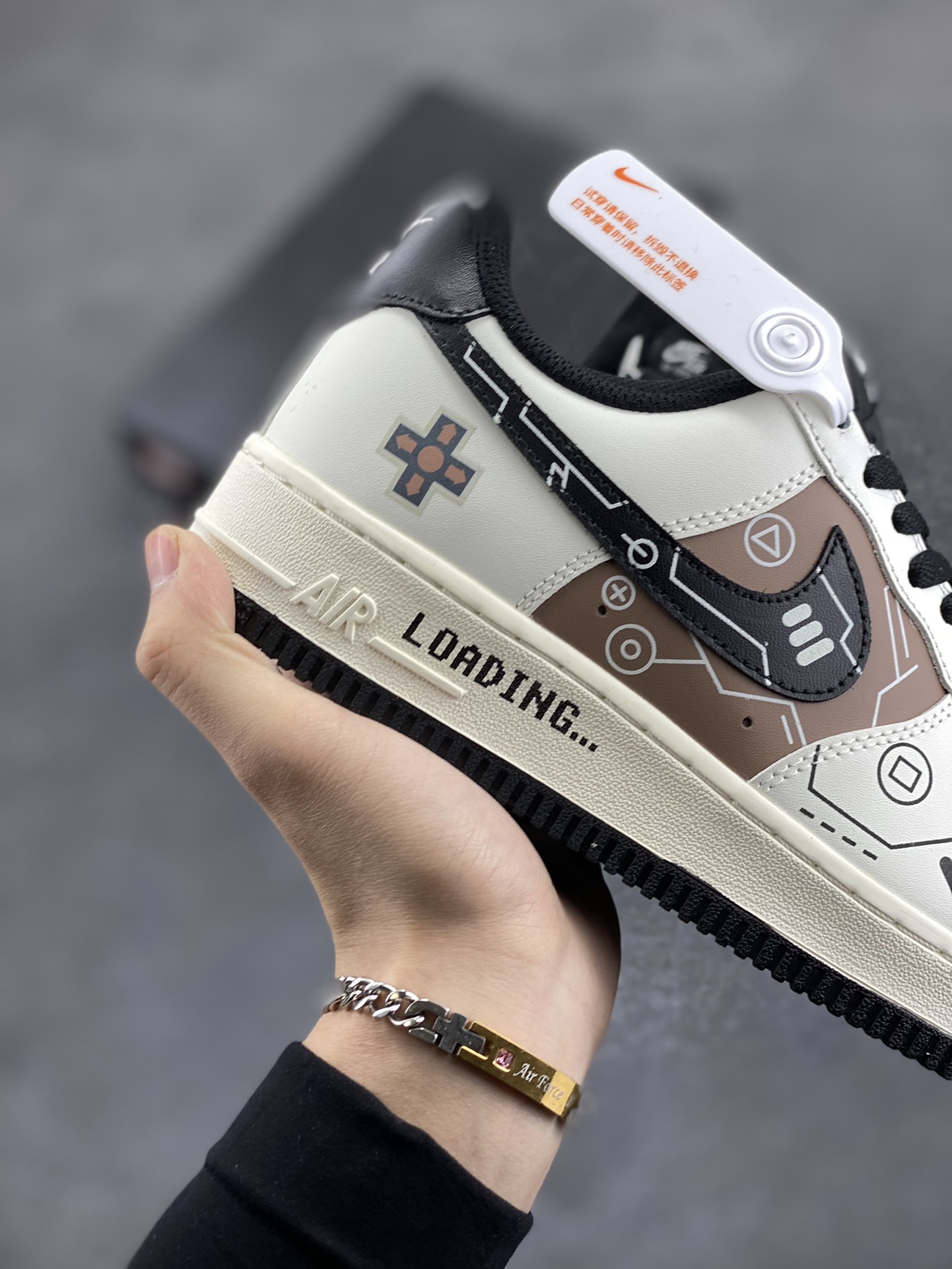 图片[6]-PS5电玩主题Nike Air Force 1 Low’07 咖啡色 空军一号低帮休闲板鞋 定制皮料 原楦原纸板 纯正空军版型 内置全掌气垫 货号：CW2288-222 尺码：36 36.5 37.5 38 38.5 39 40 40.5 41 42 42.5 43 44 44.5 45-选品中心