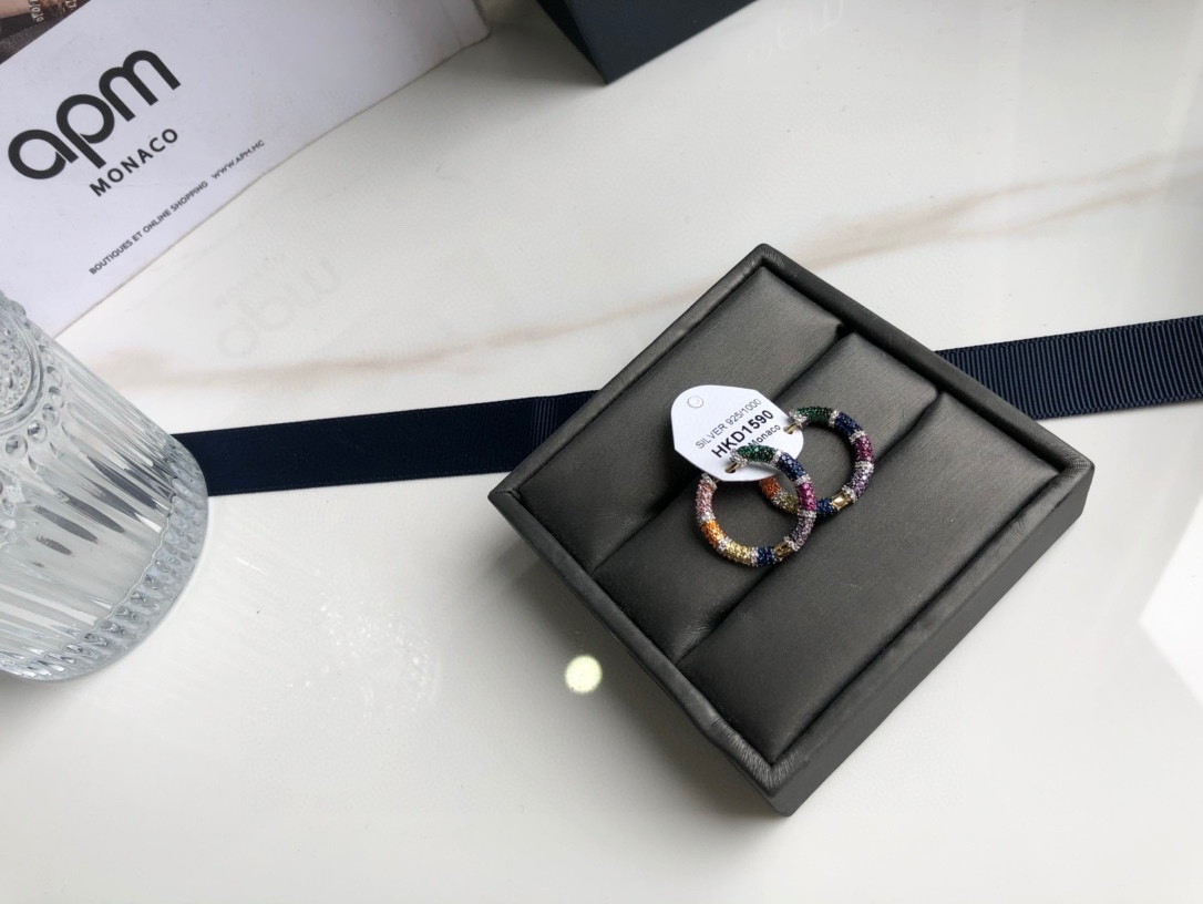 Pendientes de botón elegantes mujer lujo joyas para boda_voghion.com