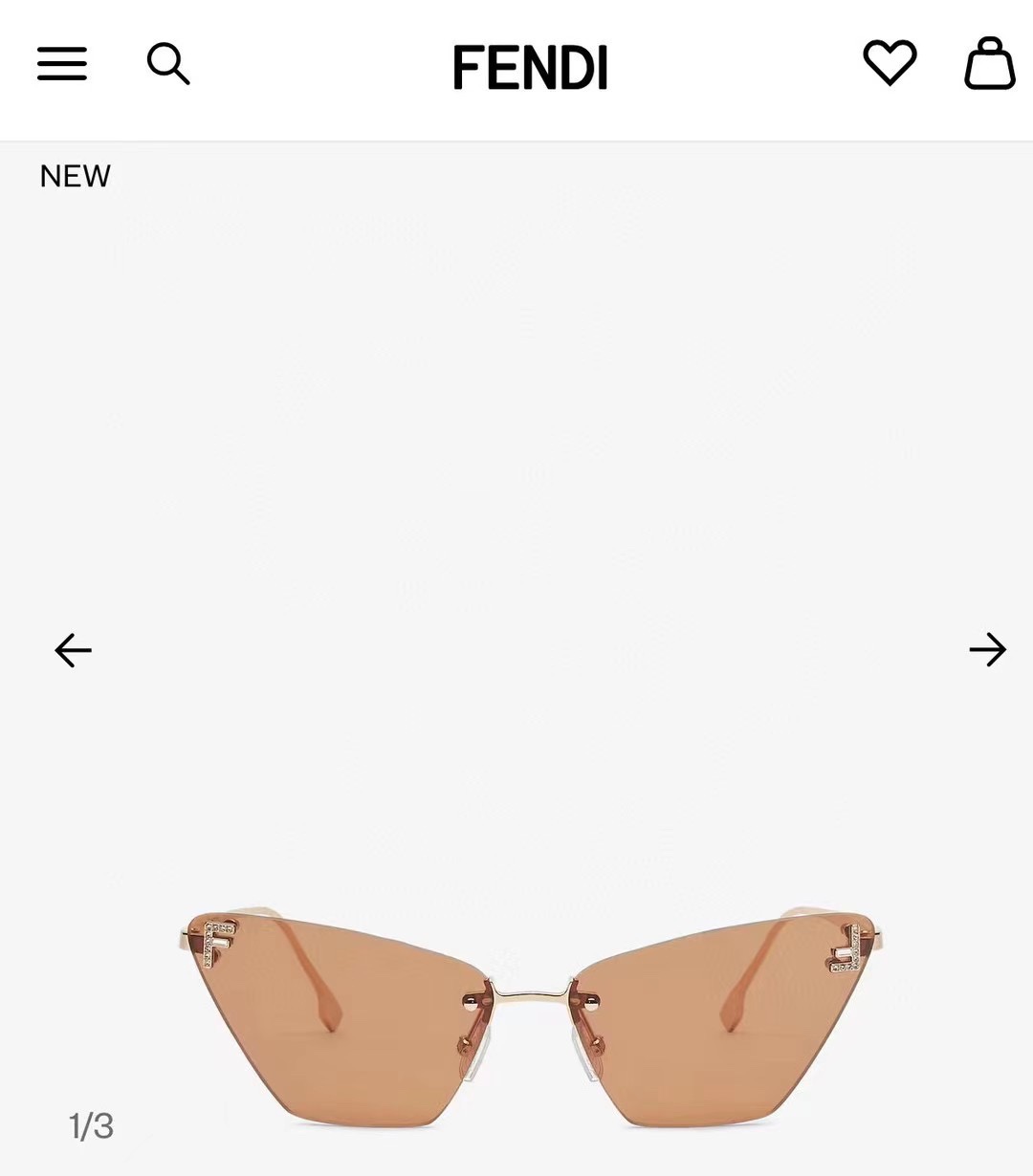  ‼️ 官网图 FEND*✨✨✨MODEL FE40047 ✨✨✨SIZE59口15-135✨✨✨