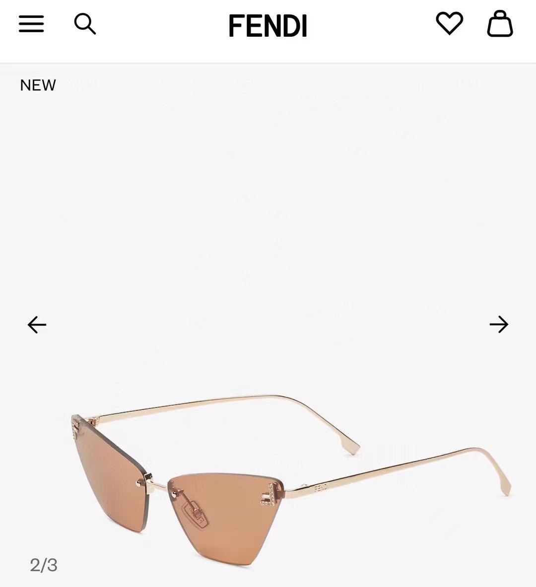  ‼️ 官网图 FEND*✨✨✨MODEL FE40047 ✨✨✨SIZE59口15-135✨✨✨