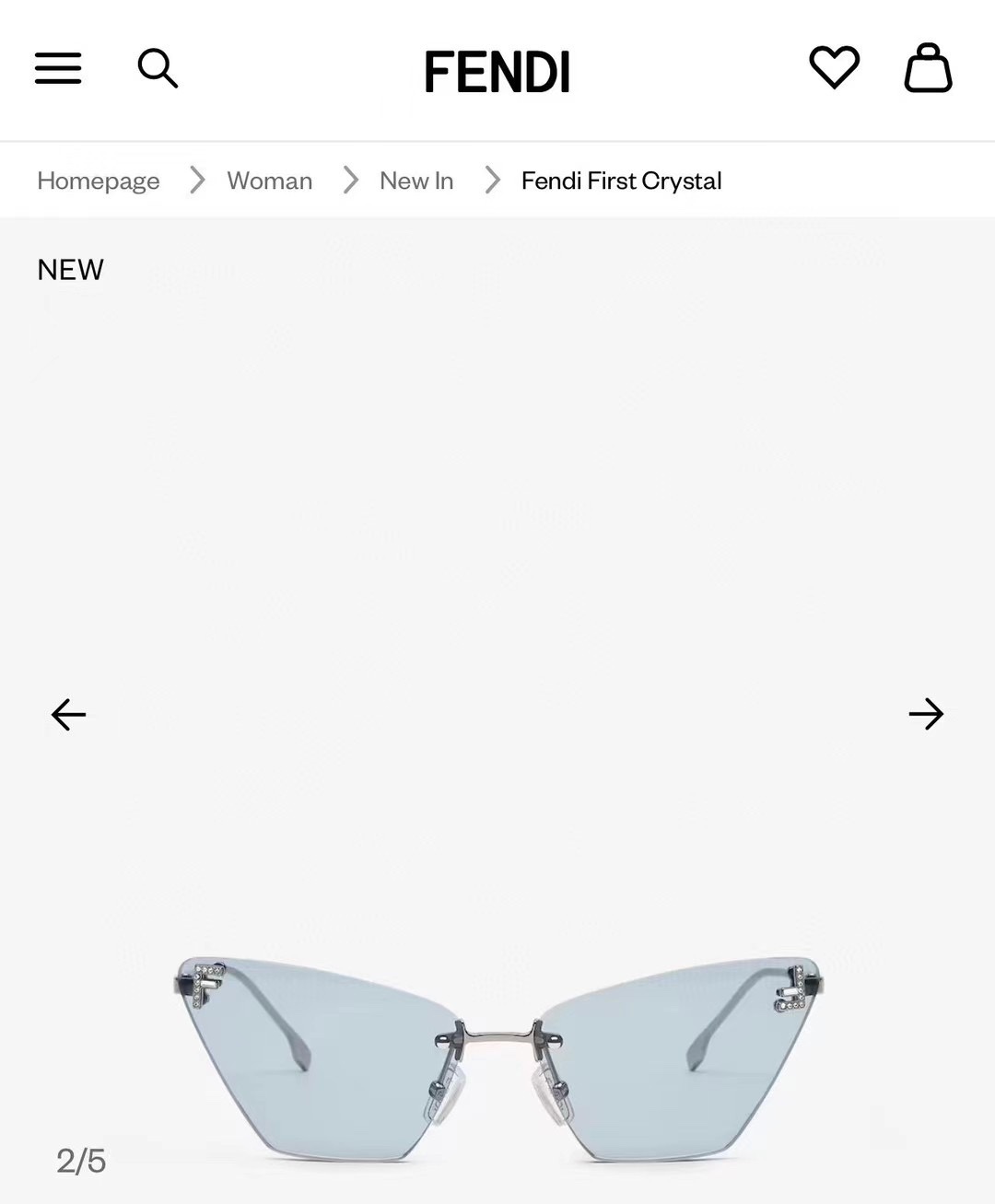  ‼️ 官网图 FEND*✨✨✨MODEL FE40047 ✨✨✨SIZE59口15-135✨✨✨