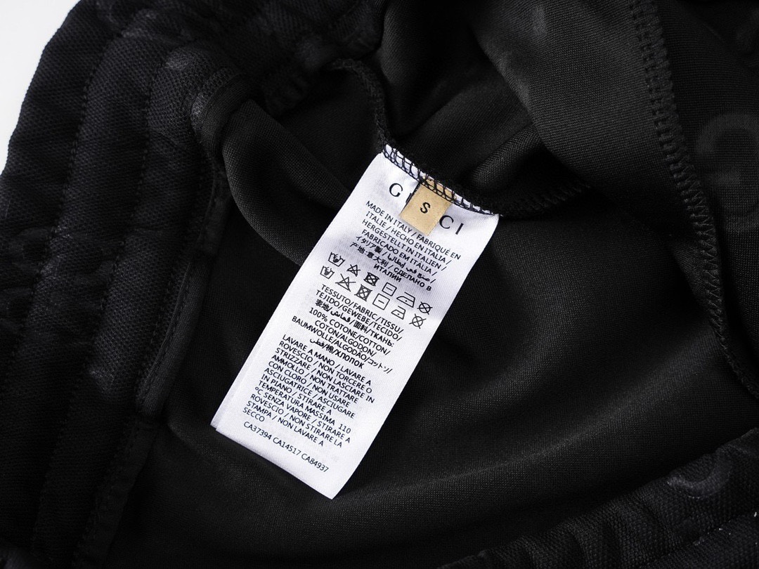古驰/Gucci 秋冬新品满印暗纹休闲长裤