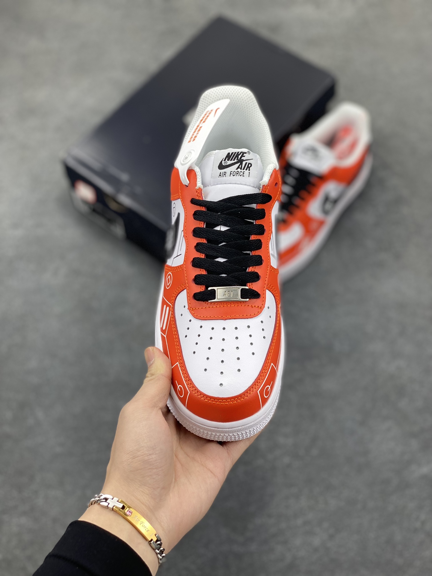 图片[2]-PS5电玩主题Nike Air Force 1 Low’07 白红黑空军一号低帮休闲板鞋 定制皮料 原楦原纸板 纯正空军版型 内置全掌气垫 货号：CW2288-112 尺码：36 36.5 37.5 38 38.5 39 40 40.5 41 42 42.5 43 44 44.5 45-选品中心