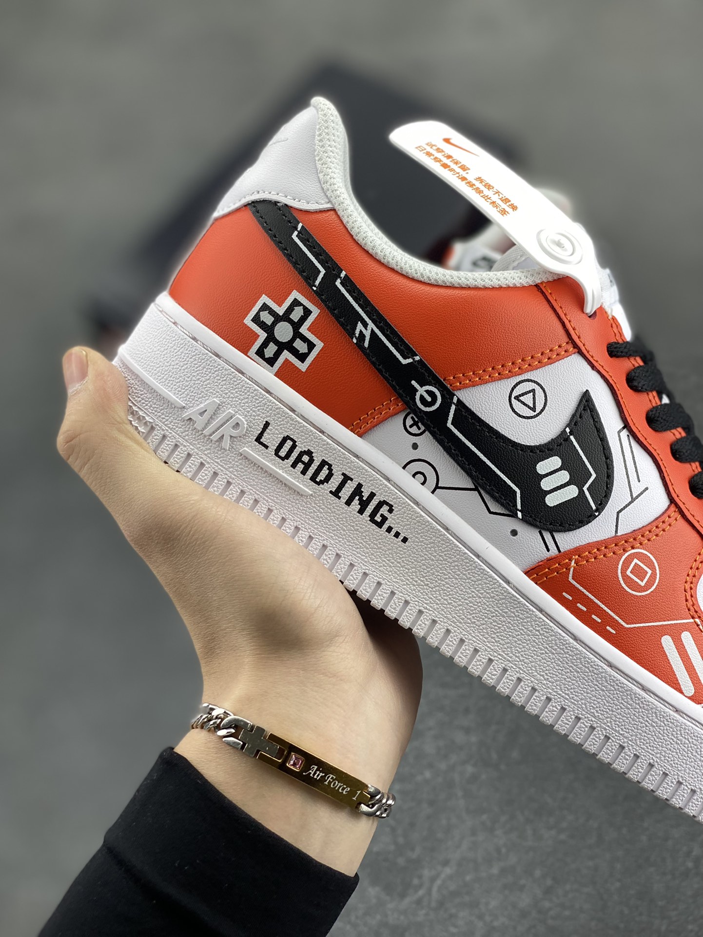 图片[6]-PS5电玩主题Nike Air Force 1 Low’07 白红黑空军一号低帮休闲板鞋 定制皮料 原楦原纸板 纯正空军版型 内置全掌气垫 货号：CW2288-112 尺码：36 36.5 37.5 38 38.5 39 40 40.5 41 42 42.5 43 44 44.5 45-选品中心