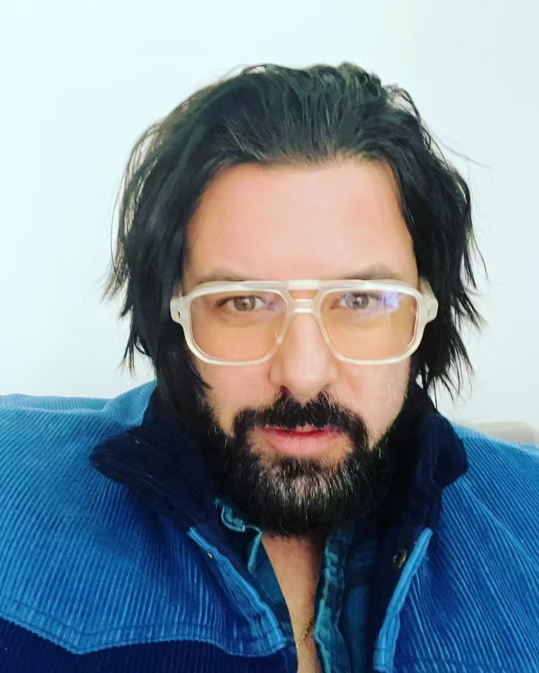  ‼️ 模特图 JACQUES MARIE MAGE
日本手工眼镜 
MODEL：EVANS
SIZE5
