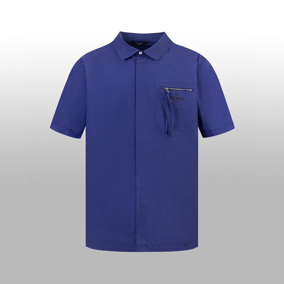 Fashion Highlight: DB High Version Short-Sleeve Shirt with Signature Details - 图片 1