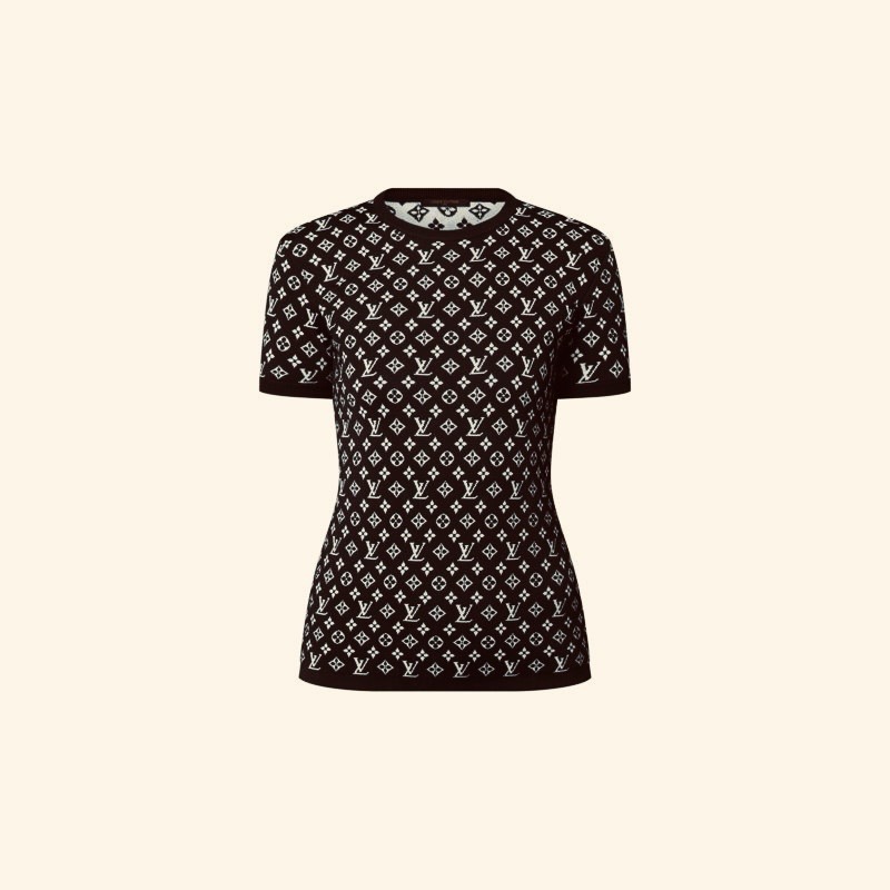 NO:308217,Model number G21846 LOUIS*Dujia LV new style classic presbyterian letter logo loose fashionable round neck short-sleeved pullover sweater top!  Black, (M size bust 94, sleeve length 24, clothing length 55), louis vuitton,louis vuitton,louis vuitton,louis vuitton,louis vuitton,t-shirt,alexander wang19860909款号G21846 LOUIS*驴家LV新款 经典老花字母logo宽松时尚圆领短袖套头针织衫上衣！黑色,（M码胸围94,袖长24,衣长55）,,louis vuitton,louis vuitton,louis vuitton,louis vuitton,T-shirt,alexander wang,Women's clothing