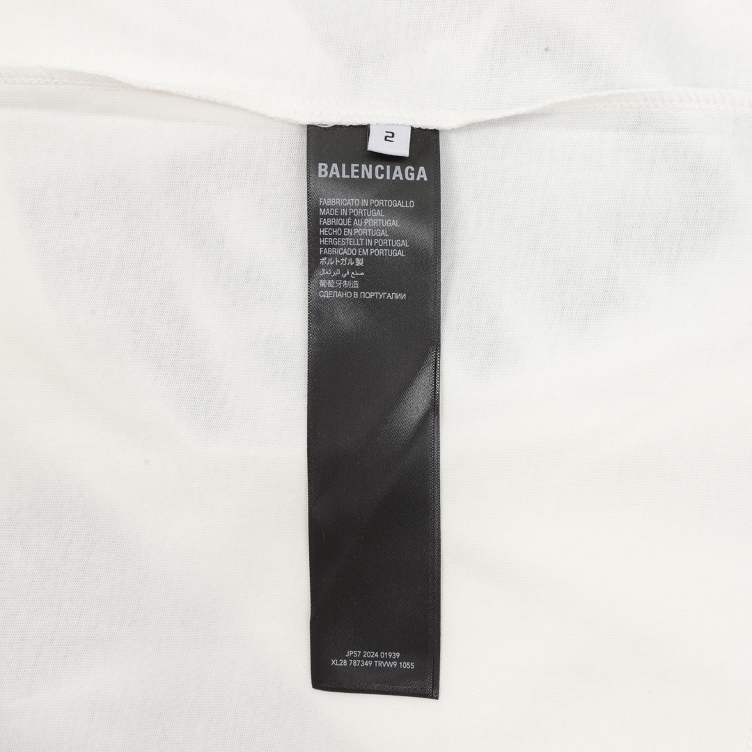 Balenciaga/巴黎世家 新款刺绣01号篮球长袖球服 前面刺绣釆用田岛绣花机刺绣加印花