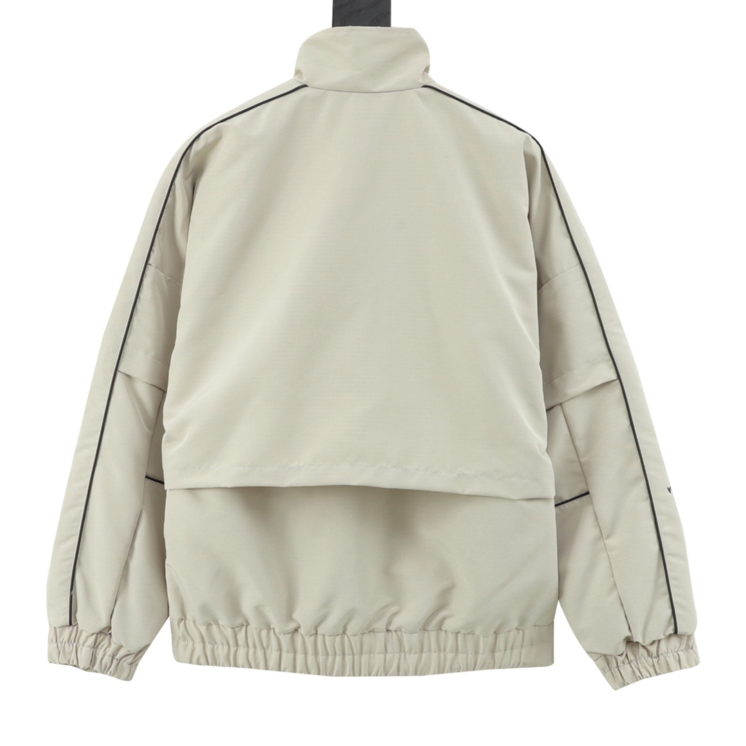 Balenciaga/巴黎世家 字母刺绣拉链夹克外套