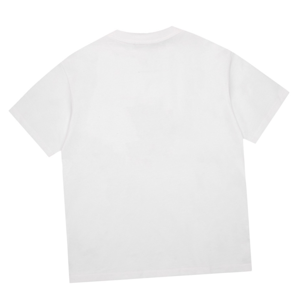 古驰/Gucci 夏季新品 立体字母刺绣圆领短袖T恤