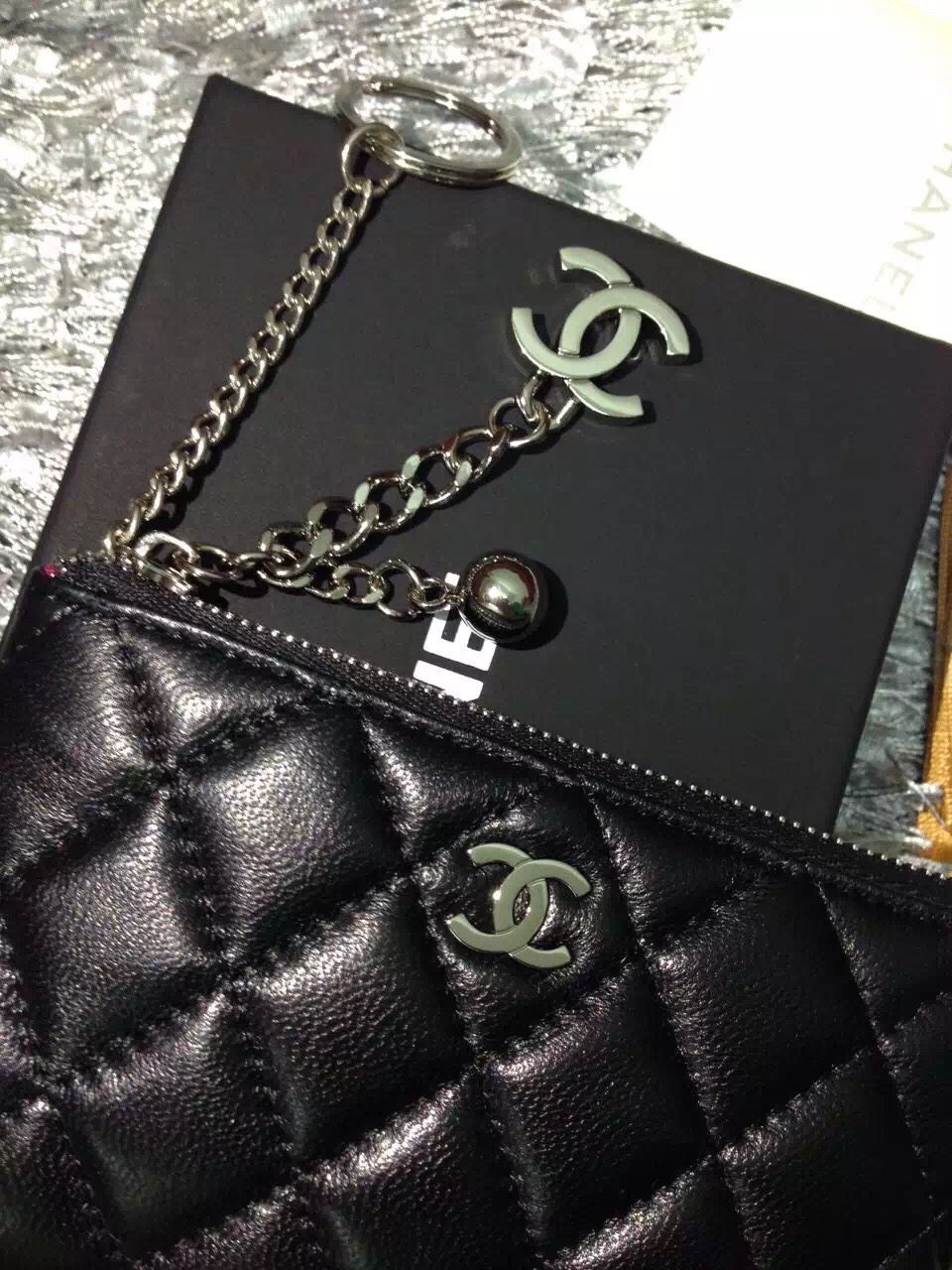 Chanel香奈儿 財布 コインケース 全皮仕様 金銀金具