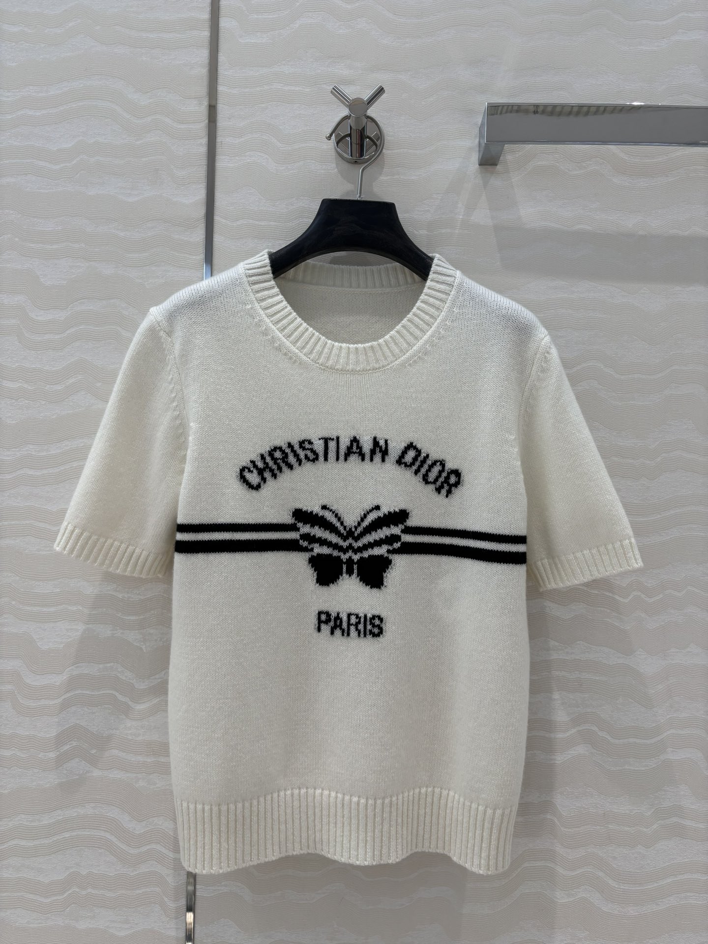 高端原单品质🖤认准我家品质MissD*25s早春情人节💘限定新品！蝴蝶🦋羊绒短袖毛衣！进口100%羊绒纱