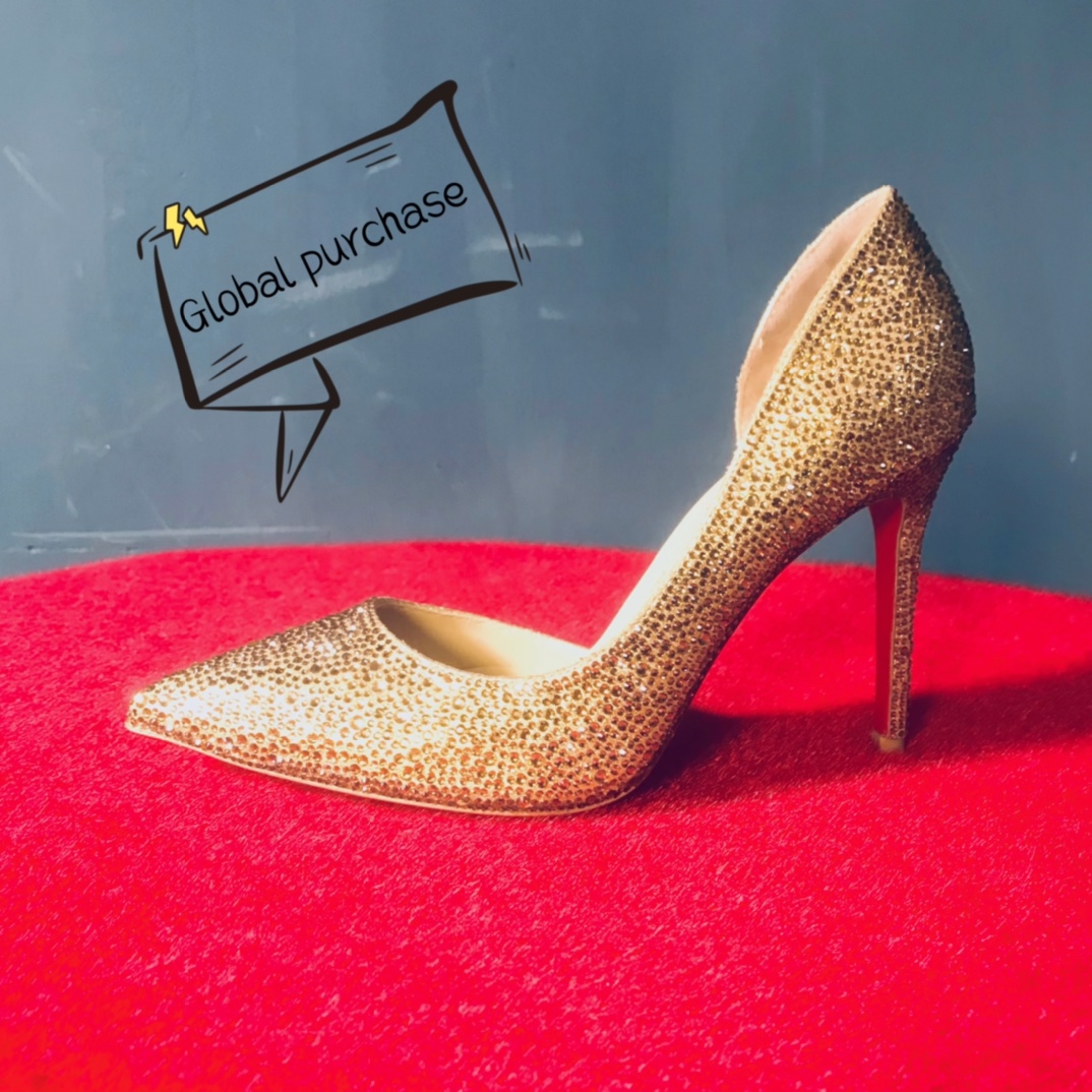 NO:100628,High-end custom-made classic diamond series!  H10Cm size 35-42. Customized models are not refundable or exchanged. 8870-006 Gold base crystal yellow imitation diamond. Standard European code. No:8870-006 Colorgold Material:diamond Lining:goat leather Heel height:10Cm Sole:leather sole Size:EUR 35-42 (US 4-11):,,christian louboutin19860909高端订制 精典钻石款系列！ H10Cm尺码35-42码.订制款不退不换8870-006金底水晶黄仿奥钻 标准欧码 No:8870-006 Colorgold Material:diamond Lining:goat leather Heel heigh:10Cm Sole:leather sole Size:EUR 35－42（US 4一11) :,,christian louboutin,Women's Shoes