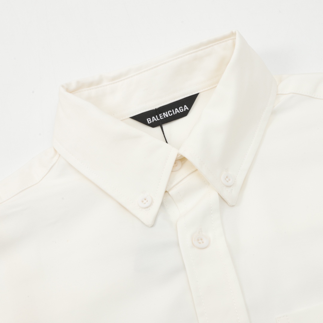 Balenciaga/巴黎世家 背后字母长袖衬衫