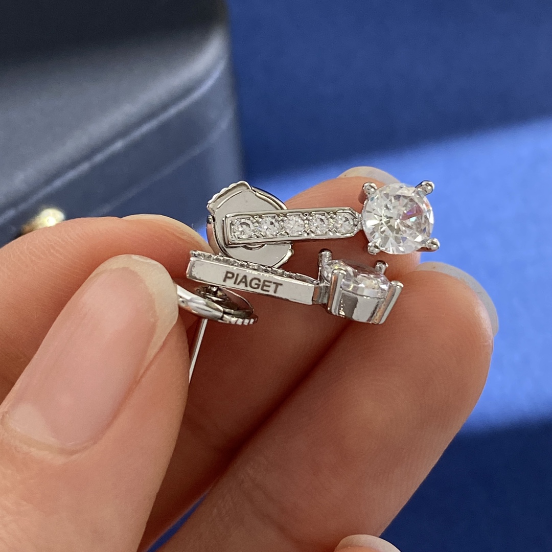 Han’s Fashion Shine-Drive Earrings: Brass with 18k Gold, Gold and Silver Options - 图片 4