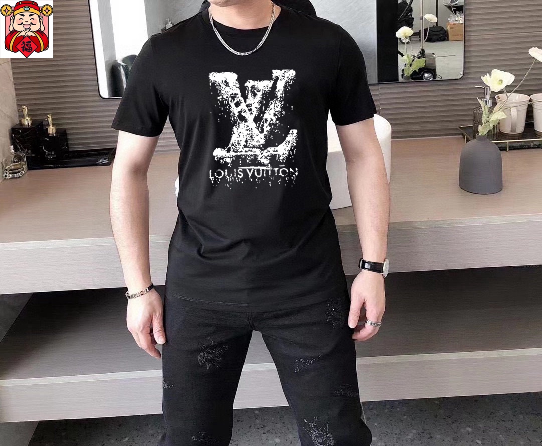 Louis Vuitton 品牌【LV 路易威登】(胖子福音) 男士休闲短袖T恤 2025春夏新品