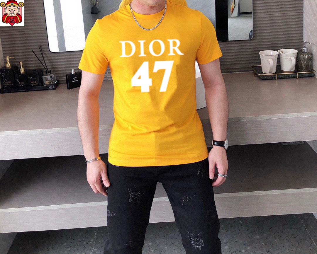 Dior 品牌【DIOR迪奥】(胖子福音) 男士休闲短袖T恤 2025春夏新品