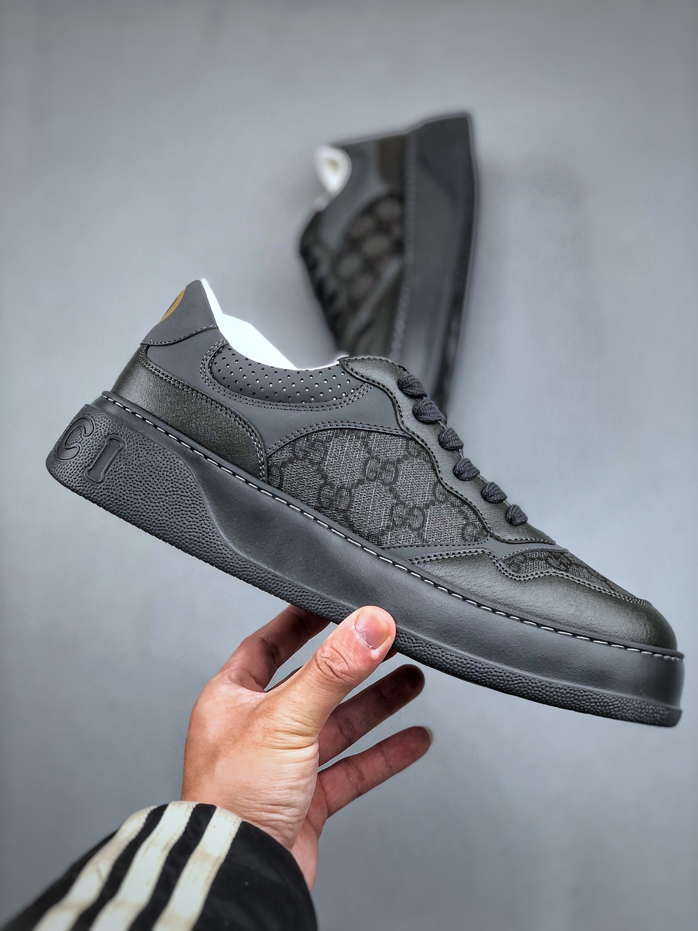 Gucci Screener GG High-Top Sneaker古驰饼干鞋 运动休闲鞋系列