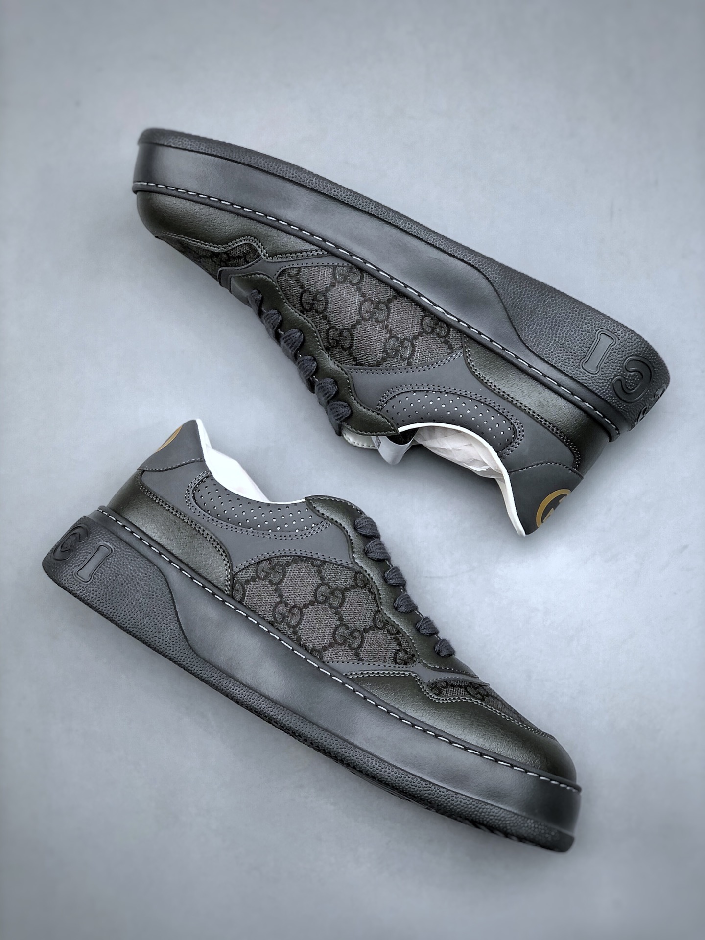 Gucci Screener GG High-Top Sneaker古驰饼干鞋 运动休闲鞋系列