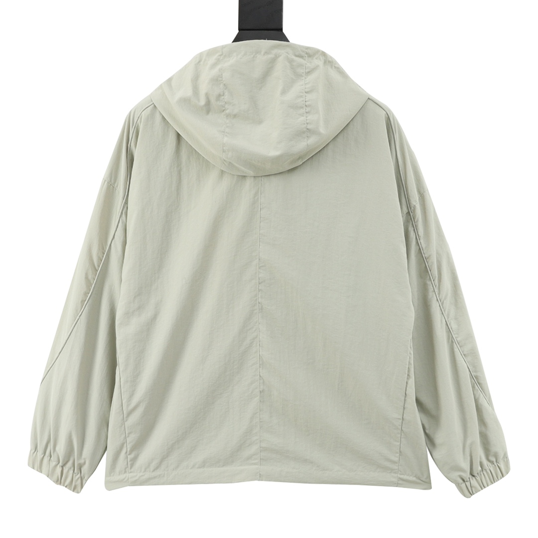 0 Balenciaga/巴黎世家 字母刺绣拉链连帽夹克外套
