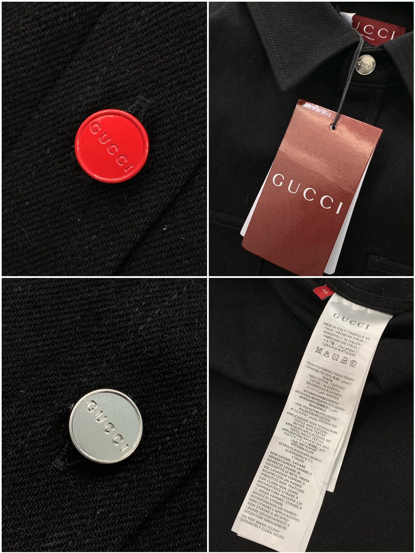 ，Gucci 古驰，2025春季最新款，专柜同步有售，原单狠货，时尚休闲翻领外套，上身很有特点！吸睛而有