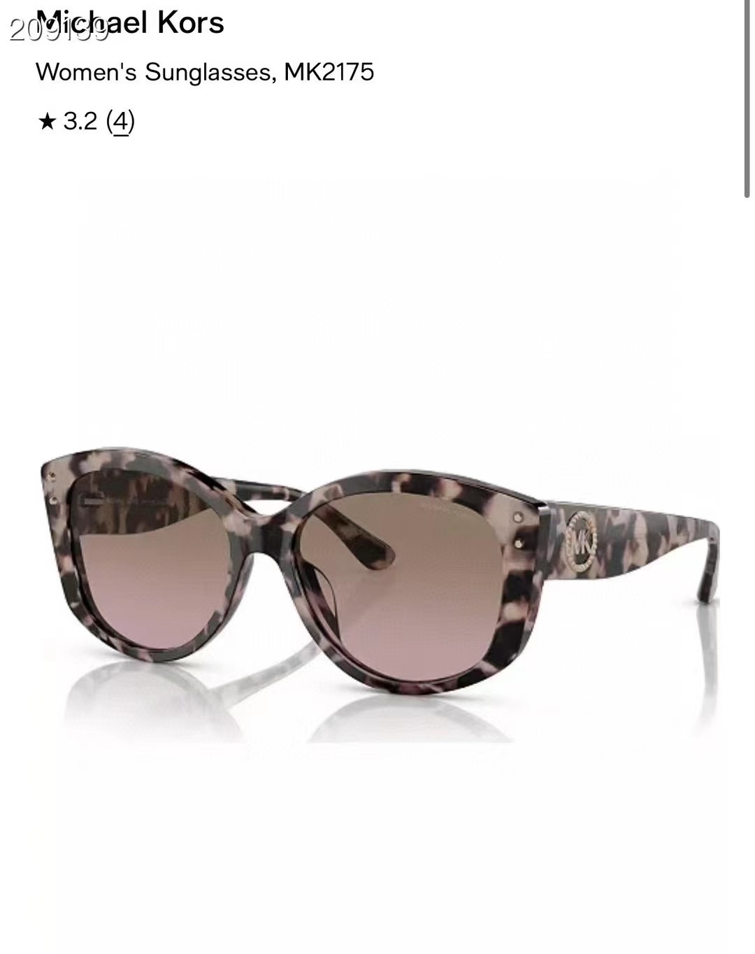  ‼️ 官网图 MICHAEL KORS🌟🌟🌟MODEL：MK 2175U🌟🌟🌟SIZE：137口0-1
