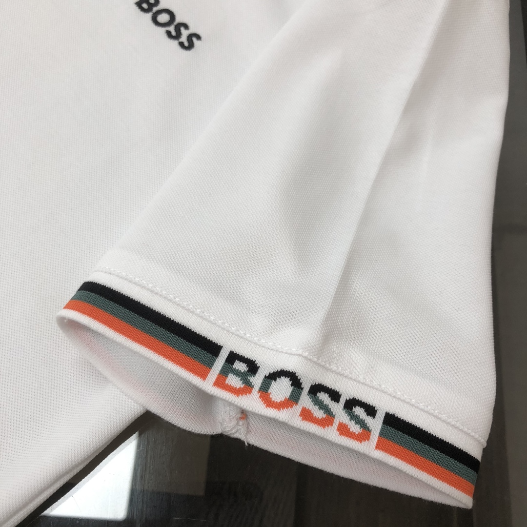  A🍃BOSS  2025最新款男士短袖Polo衫，品牌最新设计元素！既不单调也不复杂,恰到好处的展现品