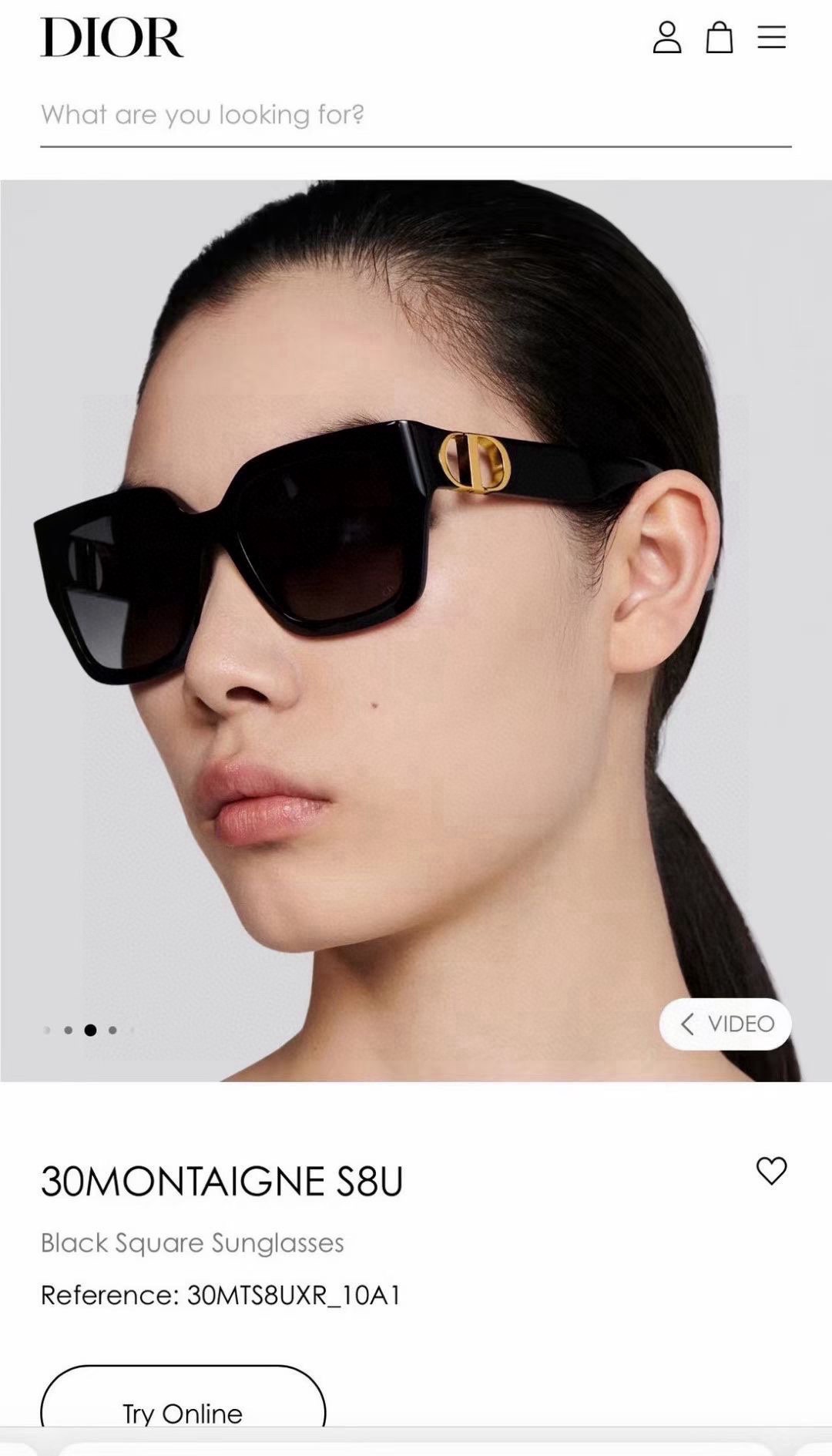  ‼️ 官网图 DIO*每付都有独立编码
Dio*30MONTAIGNE S8U
SIZE：54口19-