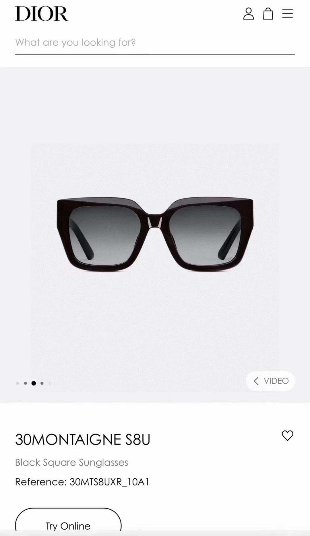  ‼️ 官网图 DIO*每付都有独立编码
Dio*30MONTAIGNE S8U
SIZE：54口19-