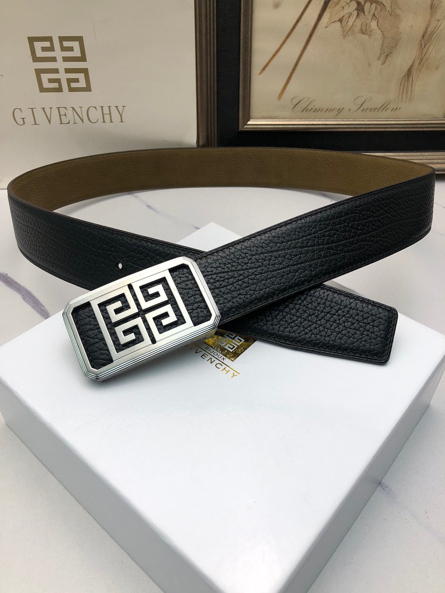 High-Quality Lynch Belt for Man with Unique Calves and Deer Skin Lining - 图片 3