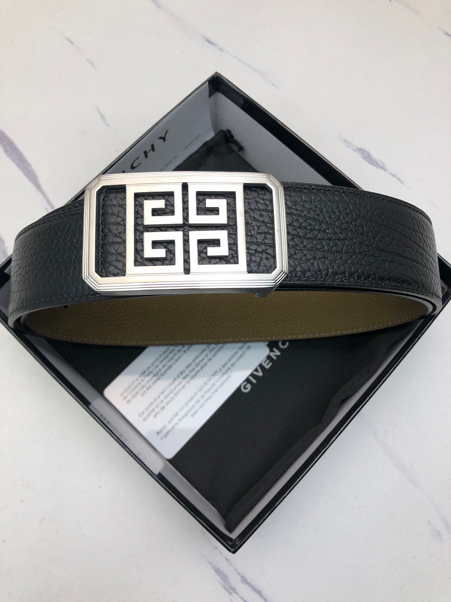 High-Quality Lynch Belt for Man with Unique Calves and Deer Skin Lining - 图片 1
