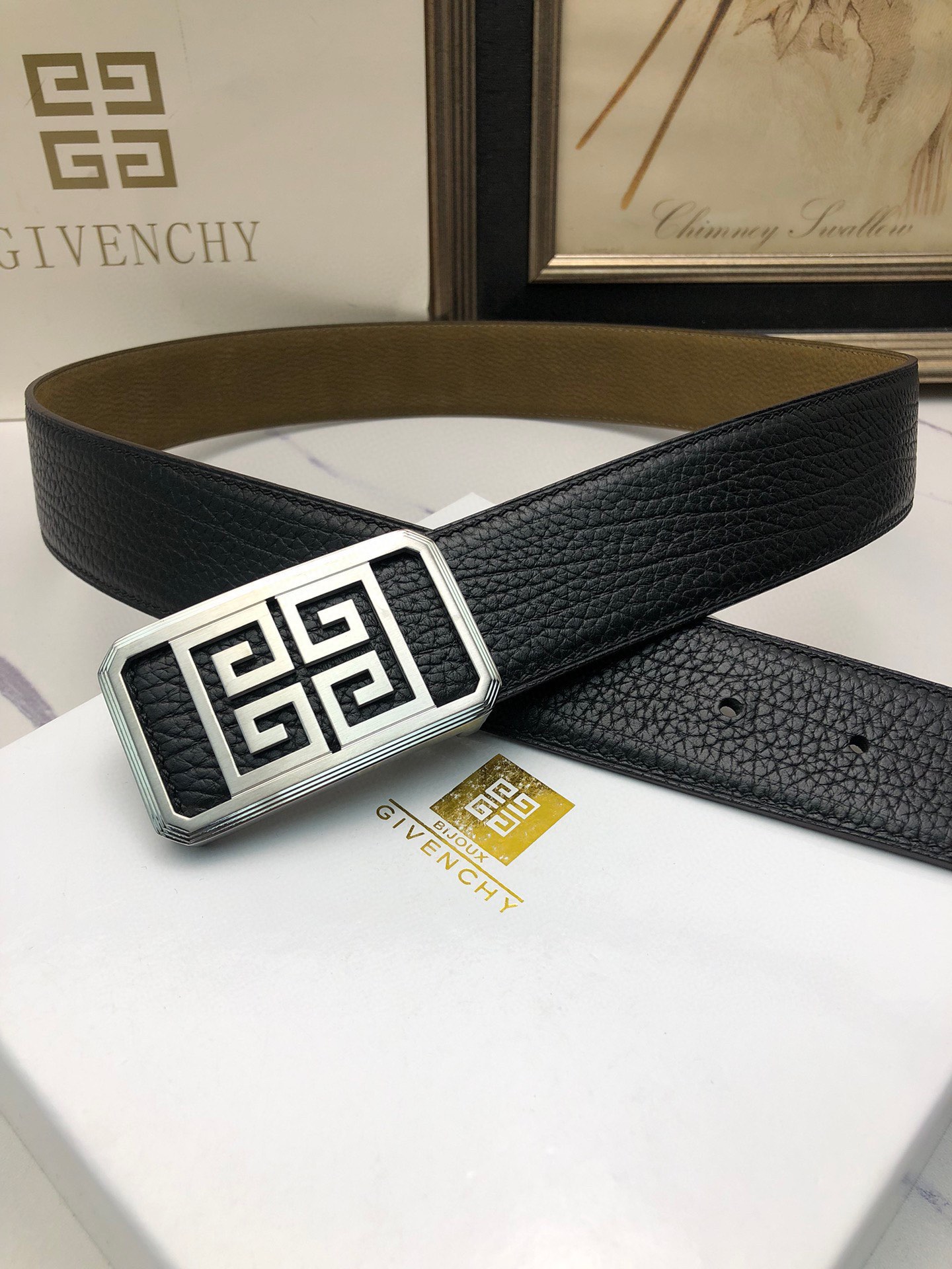 High-Quality Lynch Belt for Man with Unique Calves and Deer Skin Lining - 图片 4