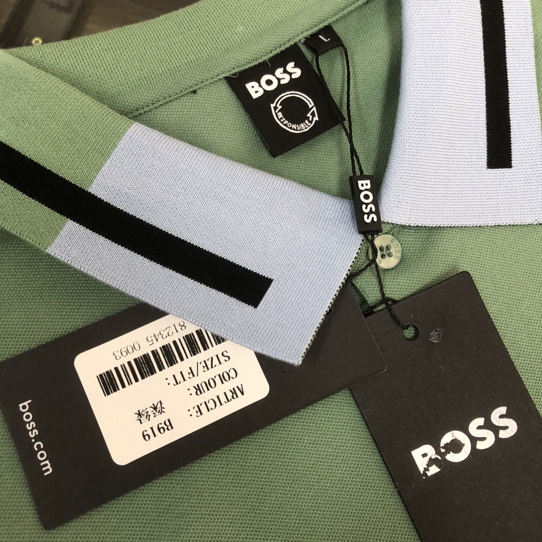  A🍃BOSS  2025最新款男士短袖Polo衫，品牌最新设计元素！既不单调也不复杂,恰到好处的展现品