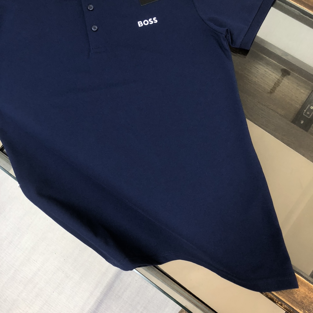  A🍃BOSS  2025最新款男士短袖Polo衫，品牌最新设计元素！既不单调也不复杂,恰到好处的展现品