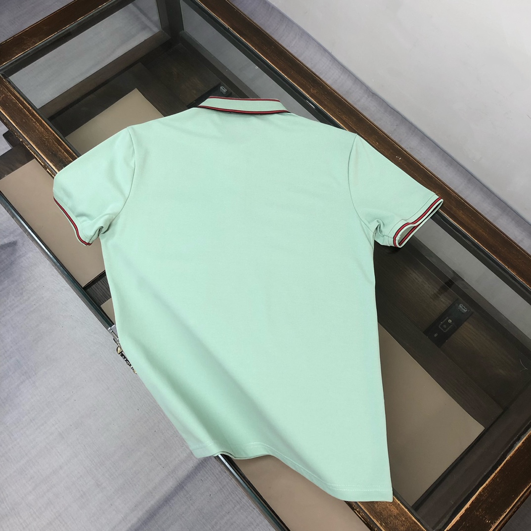  A🌟GUCCI  古驰   2025最新款男士短袖Polo衫，品牌最新设计元素！既不单调也不复杂,恰到