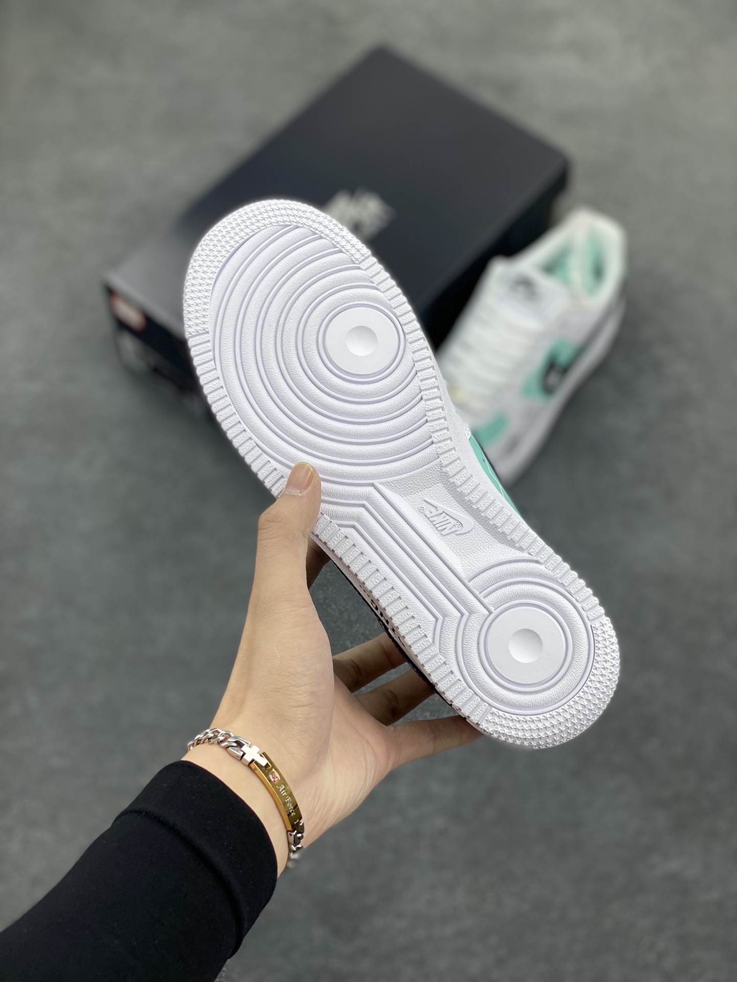 图片[5]-PS5电玩主题Nike Air Force 1 Low’07 冰绿 空军一号低帮休闲板鞋 定制皮料 原楦原纸板 纯正空军版型 内置全掌气垫 货号：CW2288-114 尺码：36 36.5 37.5 38 38.5 39 40 40.5 41 42 42.5 43 44 44.5 45-选品中心