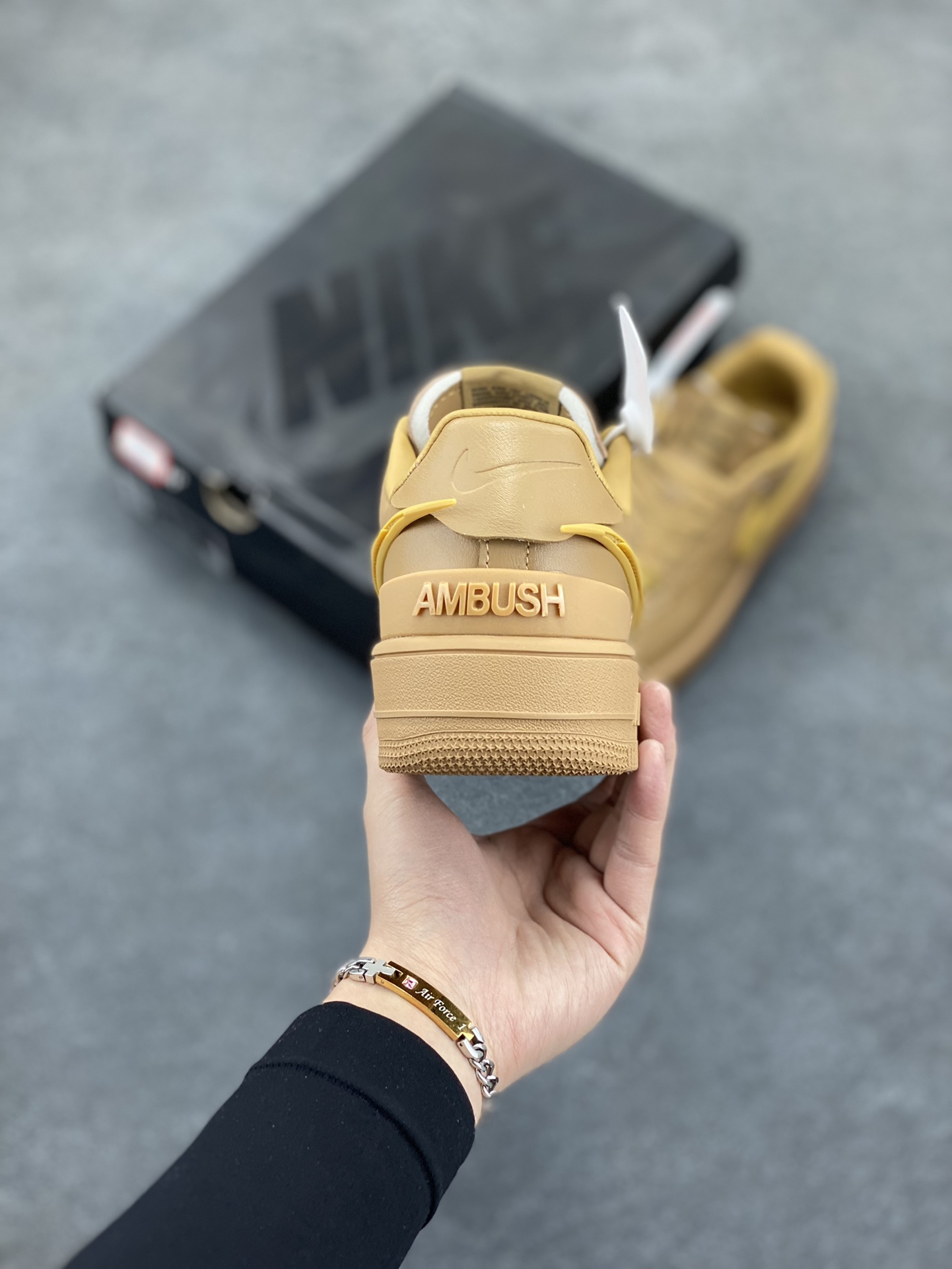 图片[4]-韩裔美籍设计师Yoon Ahn主理时尚品牌AMBUSH x Nike Air Force 1 Low SP\”Phantom\”空军一号宽底版系列低帮百搭休闲运动板鞋 货号：DV3464-8002 尺码：36 36.5 37.5 38 38.5 39 40 40.5 41 42 42.5 43 44 44.5 45-选品中心