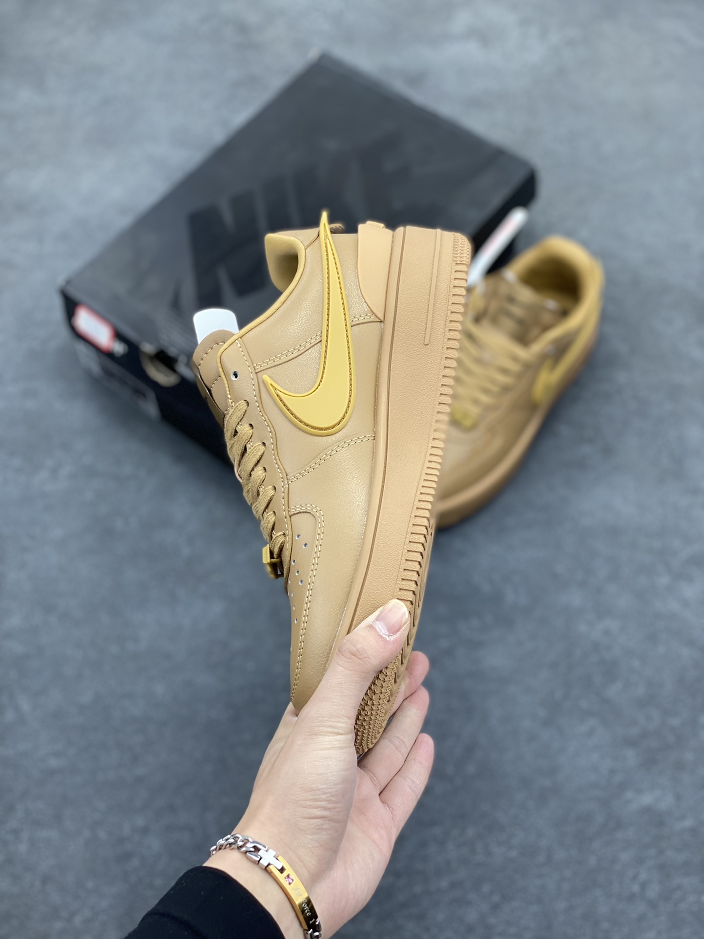 图片[3]-韩裔美籍设计师Yoon Ahn主理时尚品牌AMBUSH x Nike Air Force 1 Low SP\”Phantom\”空军一号宽底版系列低帮百搭休闲运动板鞋 货号：DV3464-8002 尺码：36 36.5 37.5 38 38.5 39 40 40.5 41 42 42.5 43 44 44.5 45-选品中心