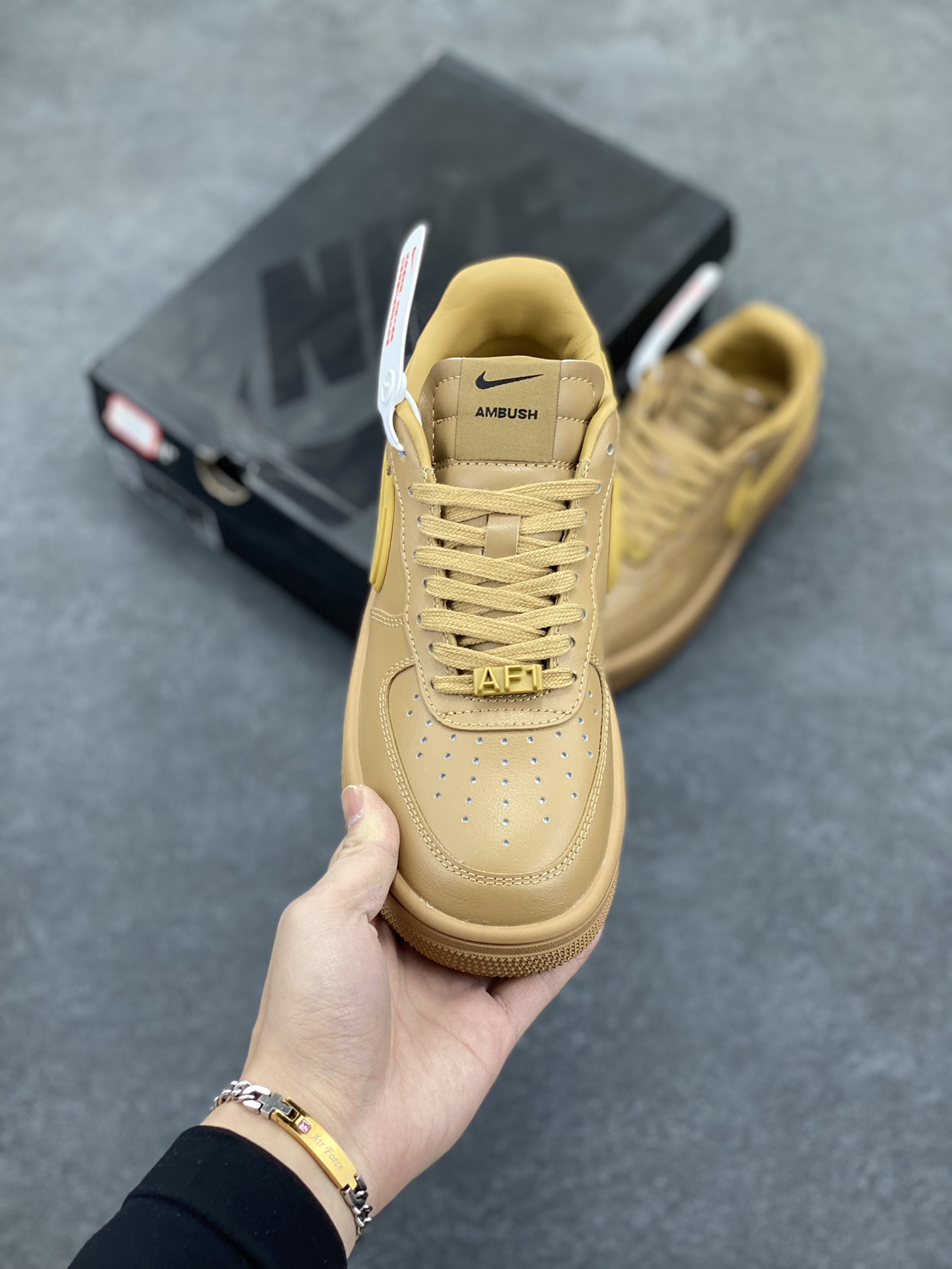 图片[2]-韩裔美籍设计师Yoon Ahn主理时尚品牌AMBUSH x Nike Air Force 1 Low SP\”Phantom\”空军一号宽底版系列低帮百搭休闲运动板鞋 货号：DV3464-8002 尺码：36 36.5 37.5 38 38.5 39 40 40.5 41 42 42.5 43 44 44.5 45-选品中心
