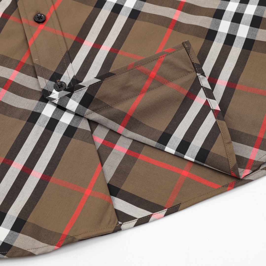 Burberry/巴宝莉 格纹棉质长袖衬衫
