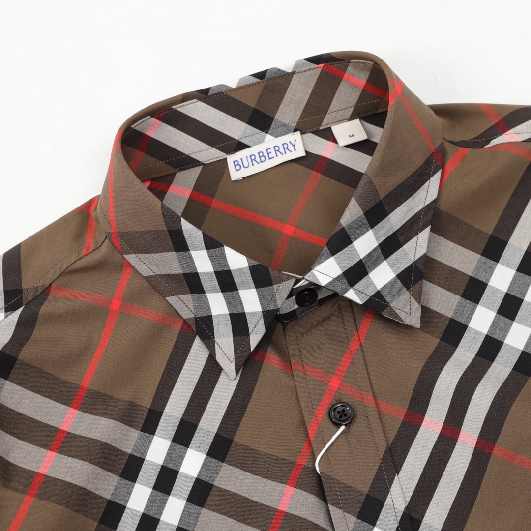 Burberry/巴宝莉 格纹棉质长袖衬衫