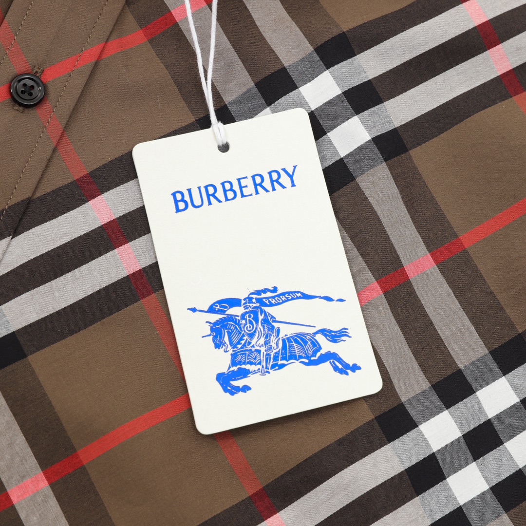 Burberry/巴宝莉 格纹棉质长袖衬衫